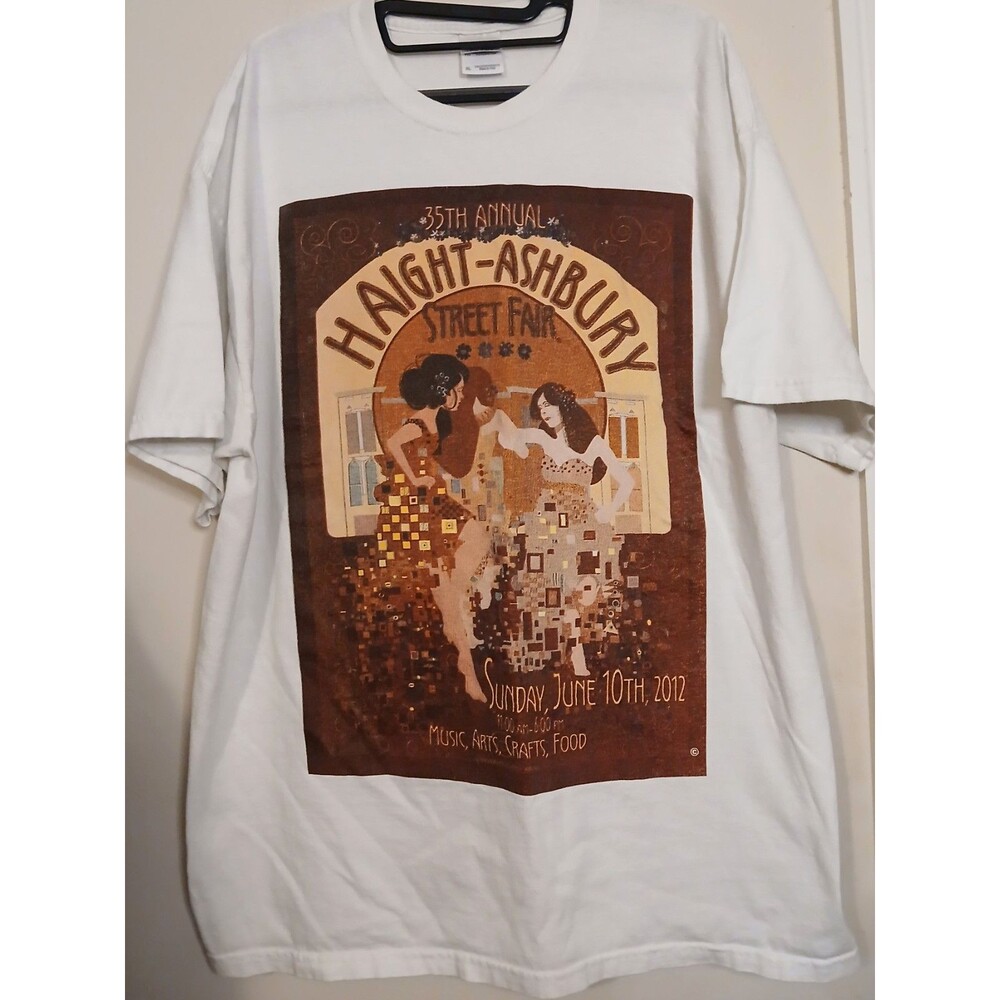 Haight Ashbury Street Fair 2012 Art Festival T Shirt Mens XL San Francisco